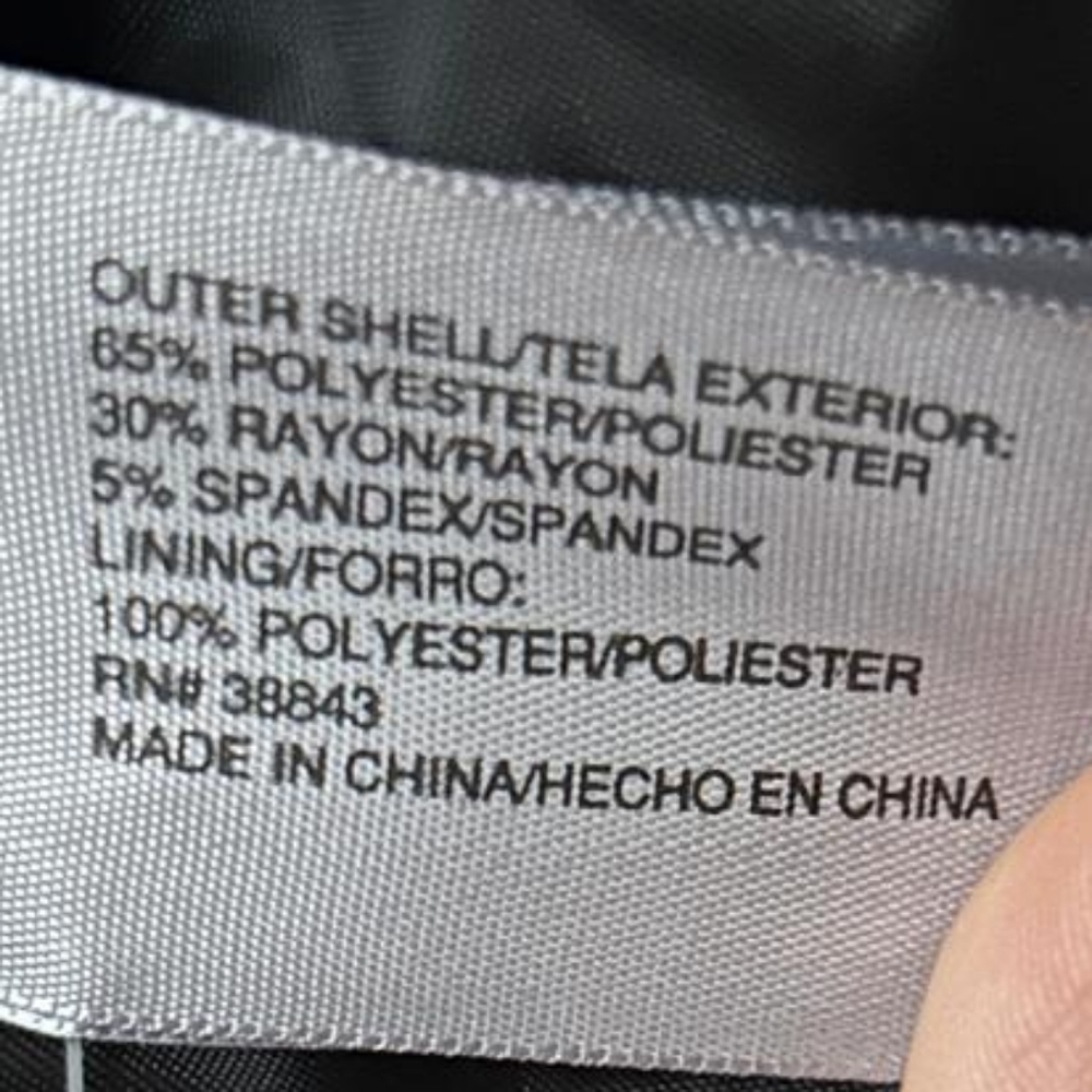 Worthington Red Pea Coat with Black Buttons - Picture 9 of 11